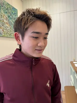 メンズ メンズカット/ ブリーチ/かほのヘアスタイル