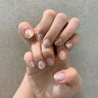 ネイル 【淡色color/ nail】maikoのネイルデザイン