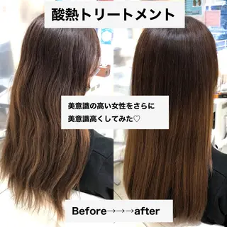 セミロング 艶髪美容師 森田 優貴のヘアスタイル