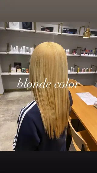 ロング カラー 門間 ユリのヘアスタイル