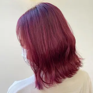 セミロング ダブルカラー🌈 miinaのヘアスタイル