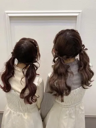 ロング ヘアアレンジ lien ヒジリのヘアスタイル