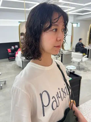 パーマ 堀井 菜月のヘアスタイル