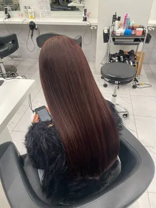 ロング カラー 🎀暖色/ラベンダー /paru🤍のヘアスタイル