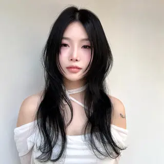 ロング カラー ✨ハッシュカット✨ ユウキ✨のヘアスタイル