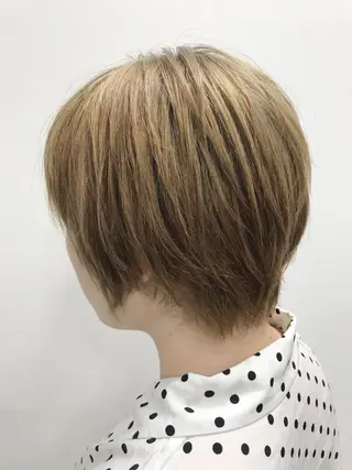 ショート カラー 池田 雄太 ✨美髪縮毛矯正✨のヘアスタイル