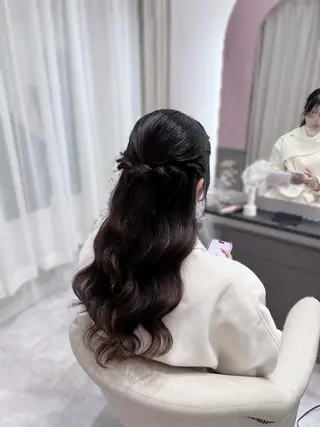 ヘアアレンジ lien momoのヘアスタイル