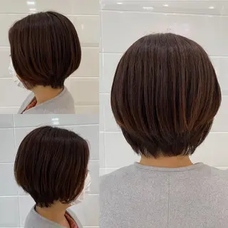 ショート 竹内 美貴のヘアスタイル