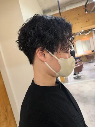 パーマ メンズ パーマ特別価格🔥 宇宙のヘアスタイル