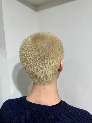 ショート 🐬脱白髪染めカラー 清水大世🐬のヘアスタイル