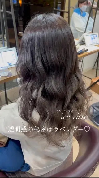 ロング メンズバレイヤージュ 斉藤春のヘアスタイル