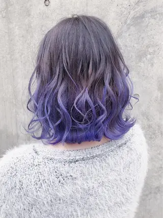 セミロング カラー ヘアアレンジ 🧸ミルクティー🧸 kousei🧸のヘアスタイル