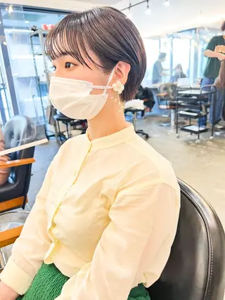 ショート カラー レイヤーカット/ 火ノ見🪡のヘアスタイル