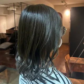 セミロング カラー ⌇🌹透明感カラー 🌹ᴍᴇɢᴜᴍɪ ⌇のヘアスタイル