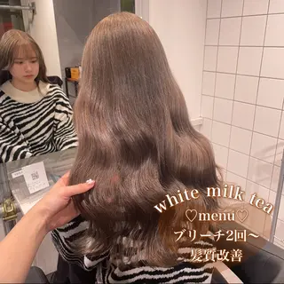 ロング 盛れる暖色🎀ガーリ ーヘア🎀きっかのヘアスタイル