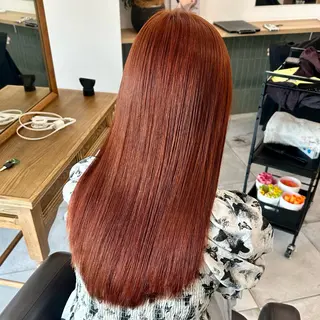 セミロング カラー ブリーチなし/レイヤ ー特化🌈Tommyのヘアスタイル