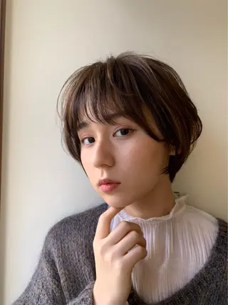 ショート ボブ/美髪矯正 /佐藤　奈巳のヘアスタイル