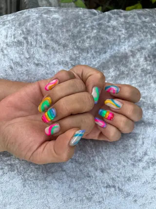 ネイル 個性派ニュアンス nuts nail所属・【池袋】nuts nail　なつみのネイルデザイン