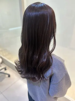 ロング カラー 艶質改善/縮毛矯正 ササキナツミのヘアスタイル