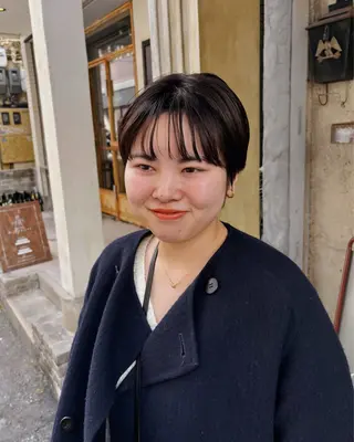 ショート 水原波津輝/ボブ /ニュアンスパーマのヘアスタイル