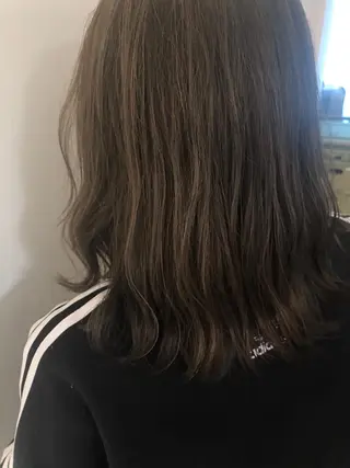 セミロング カラー 韓国hair ·͜· watanabeのヘアスタイル