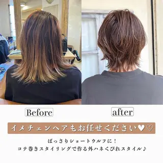 ショート カラー 森 早希絵のヘアスタイル