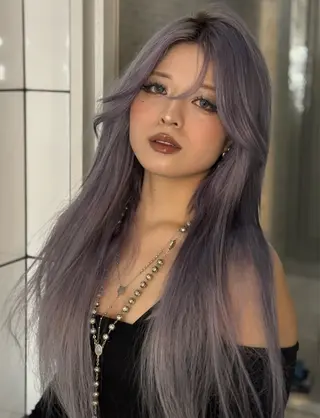 ロング カラー 韓国ヘア/ハイトーン RYUSEIのヘアスタイル