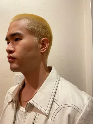 ショート カラー メンズ Lmano所属・Lmano ケンタのヘアスタイル