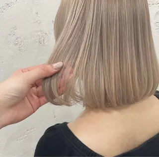 ミディアム 韓国風透明感カラー 💎YUI💎のヘアスタイル