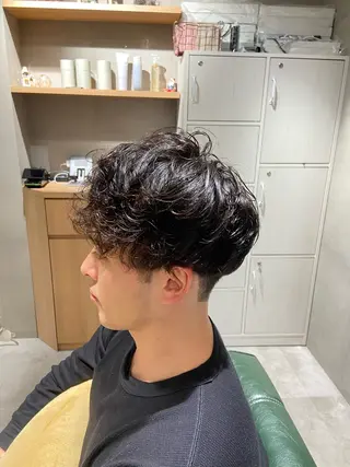 パーマ メンズ 髪質改善資格保持者/ ナツミのヘアスタイル