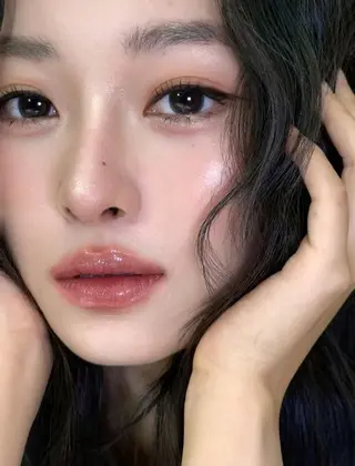 セミロング カラー 新宿/韓国レイヤー 髪質改善カラー/角所のヘアスタイル