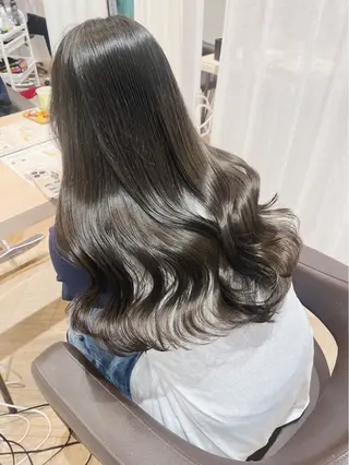 ロング カラー 石川 陽斗のヘアスタイル