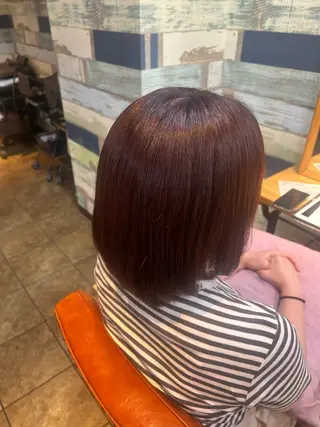 カラー ショート🫧🩵 林　菜々美のヘアスタイル