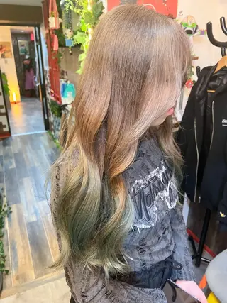 ロング カラー カラーパティシエ facce🌼ikoのヘアスタイル