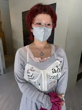 ショート saki / ボブ /透明感カラーのヘアスタイル