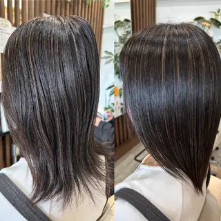ミディアム 髪質改善アール 南森店所属・髪質改善専門店ar 南森町店のヘアスタイル