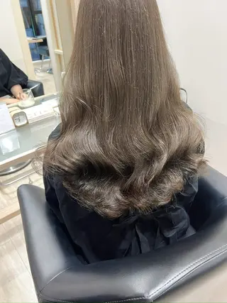 セミロング 韓国モテhair🍑 momoのヘアスタイル