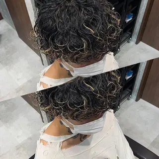 ショート パーマ メンズ AI TOKYO men’s  横浜所属・メンズ支持数No.1 👑リュウ👑のヘアスタイル