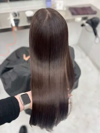 ロング カラー 上品モテヘア🩶 karen🩶のヘアスタイル