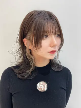 ミディアム ガレリアエレガンテ栄店所属・ウルフカット/ ハッシュカット/山路のヘアスタイル