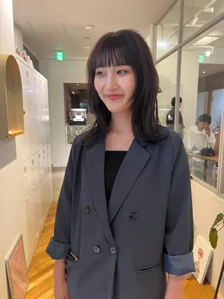 カラー 南部 綾音のヘアスタイル