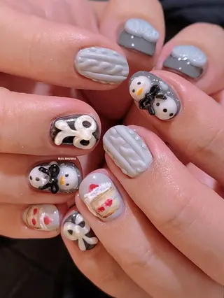 ネイル 3dパーツ/流行り 👧shushu❤️のネイルデザイン