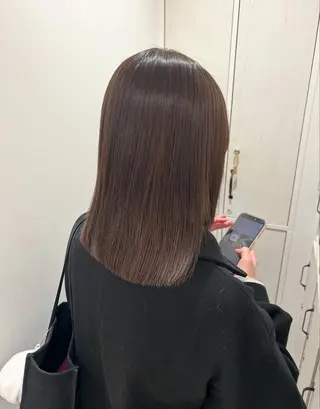 ミディアム 透明感/ベージュ /kazui🐈のヘアスタイル