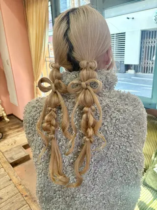 ヘアアレンジ なぎさ / 透明感カラー/心斎橋のヘアスタイル