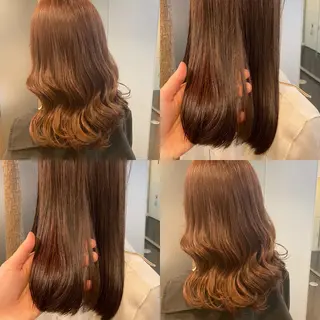 ロング ブリーチなしWカラー 🎀韓国ヘア/amiのヘアスタイル