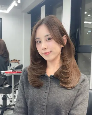 ミディアム カラー 髪質改善VALETTE福岡天神所属・髪質改善/レイヤー /韓国ヘアNOBUのヘアスタイル