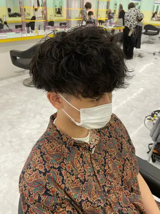 パーマ メンズ 横浜メンズパーマ🔥 大野賢人のヘアスタイル