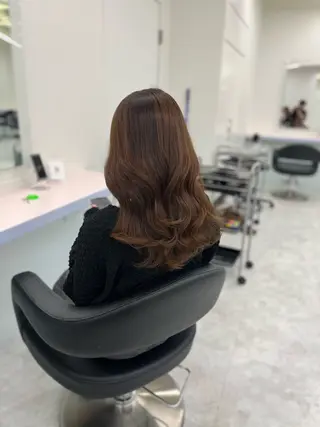 セミロング パーマ ブリーチボブNo.1 🥇/KOHEIのヘアスタイル