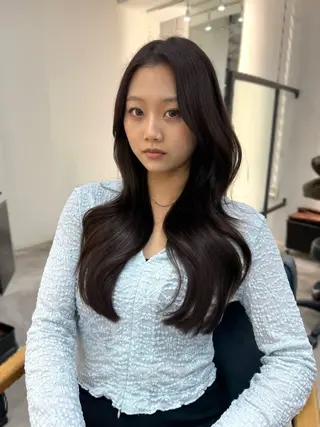 ロング ace share salon所属・韓国風パーマ/ 菅沼 成郷のヘアスタイル