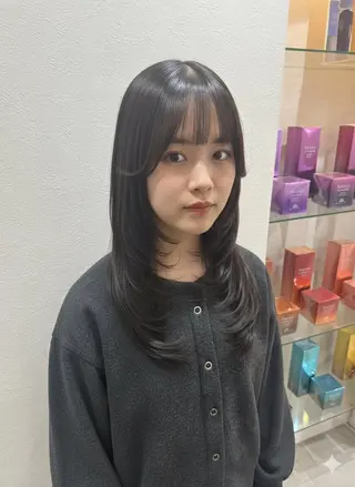 ロング ゆうな/レイヤー 髪質改善のヘアスタイル